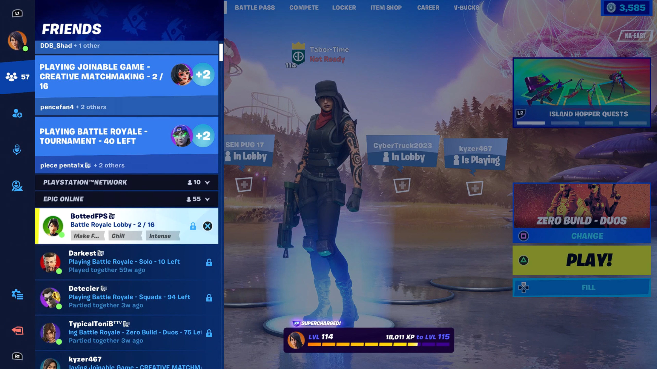 Fortnite Sidebar Screenshot 2