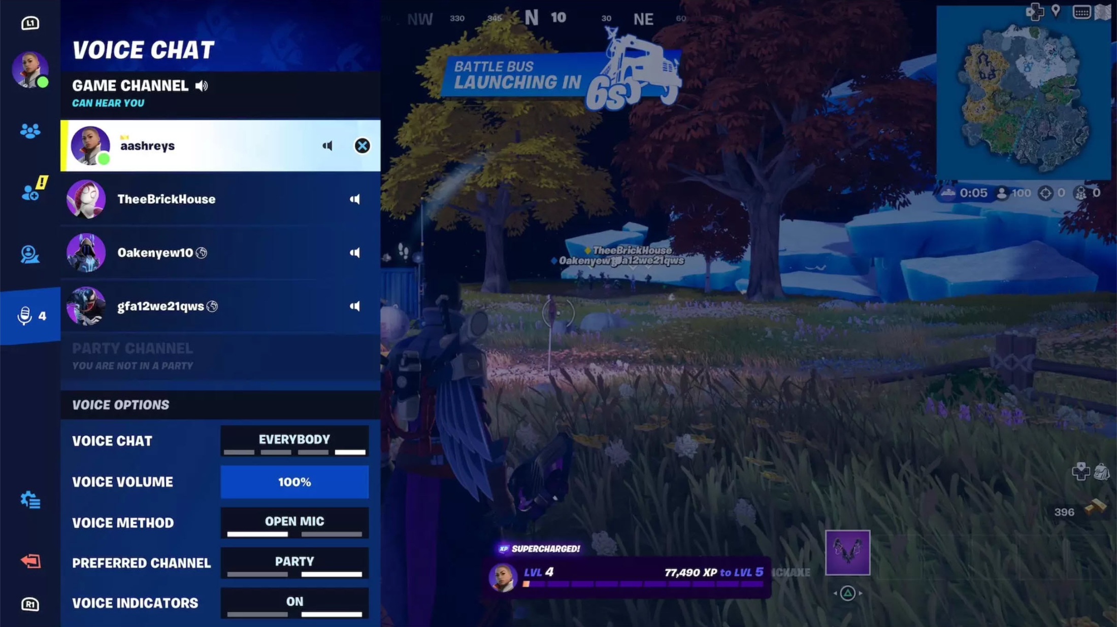 Fortnite Sidebar Screenshot 4